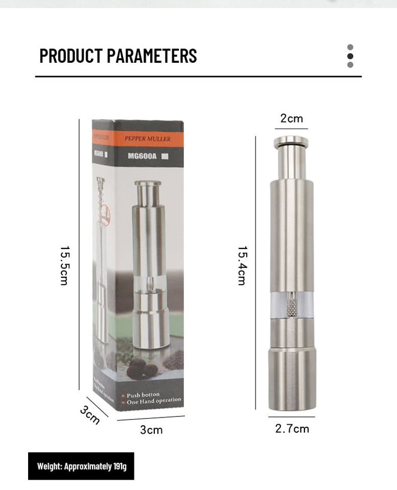 GrindElite - Stainless Steel Spice Mill