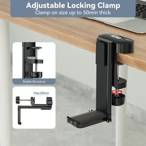 FlexiDock  | 3-in-1 Rotating Desk Storage Solution