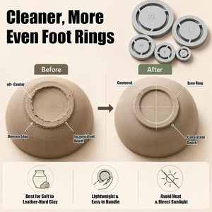 🔥Last Day 49% OFF - Pottery Foot Ring Tool