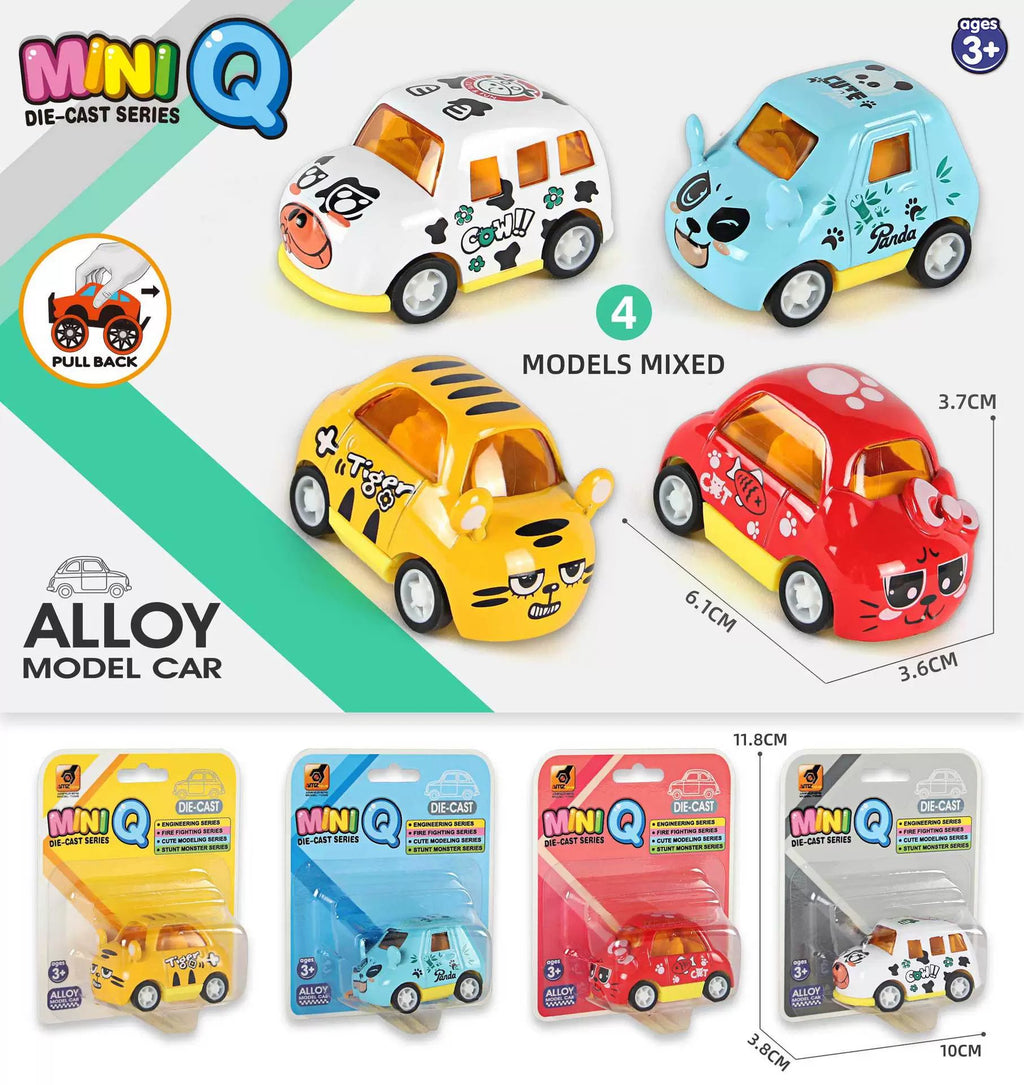 EggZoom – Alloy Mini Cartoon Easter Egg Car Toy