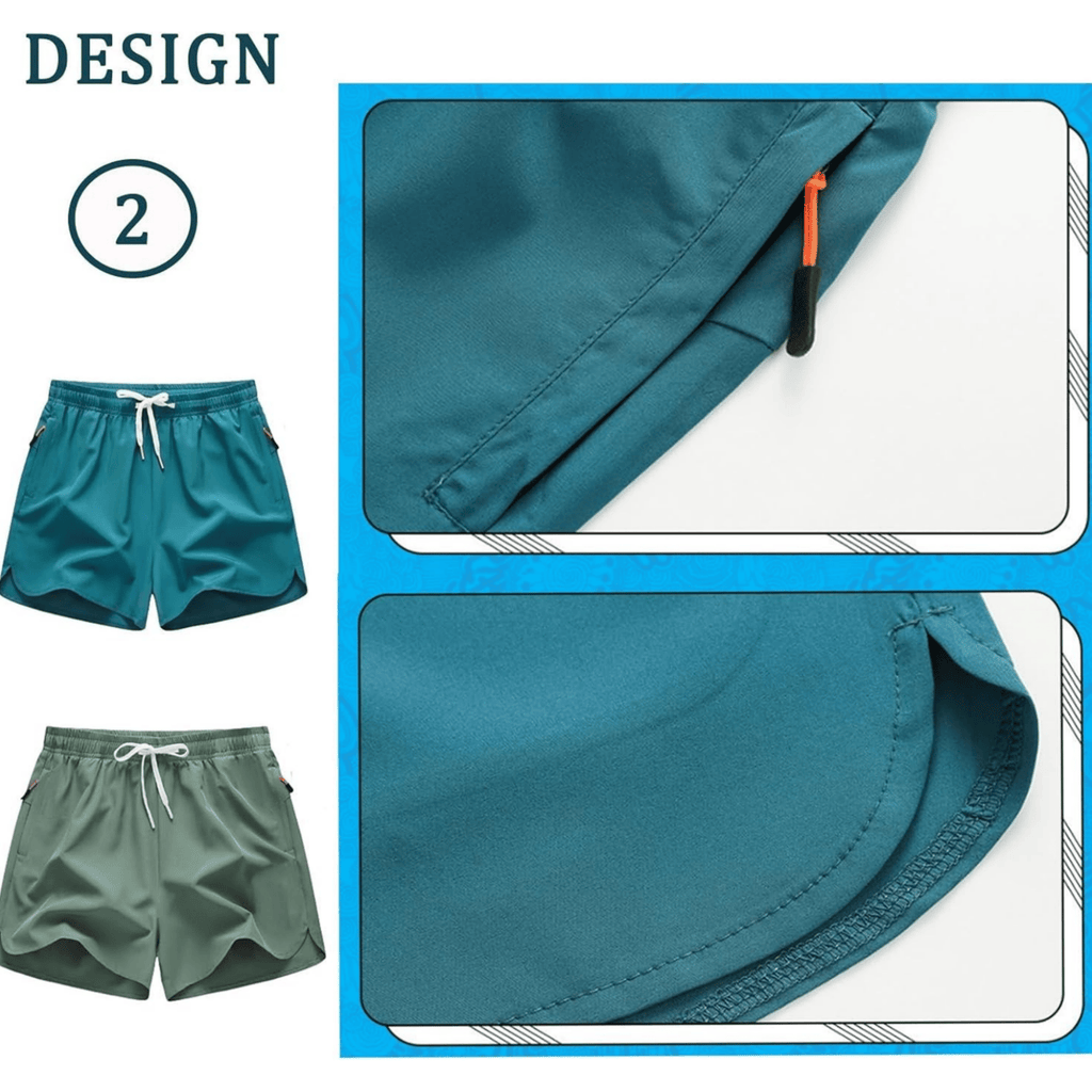 FlexCore - Men's Quick-Dry Running Shorts