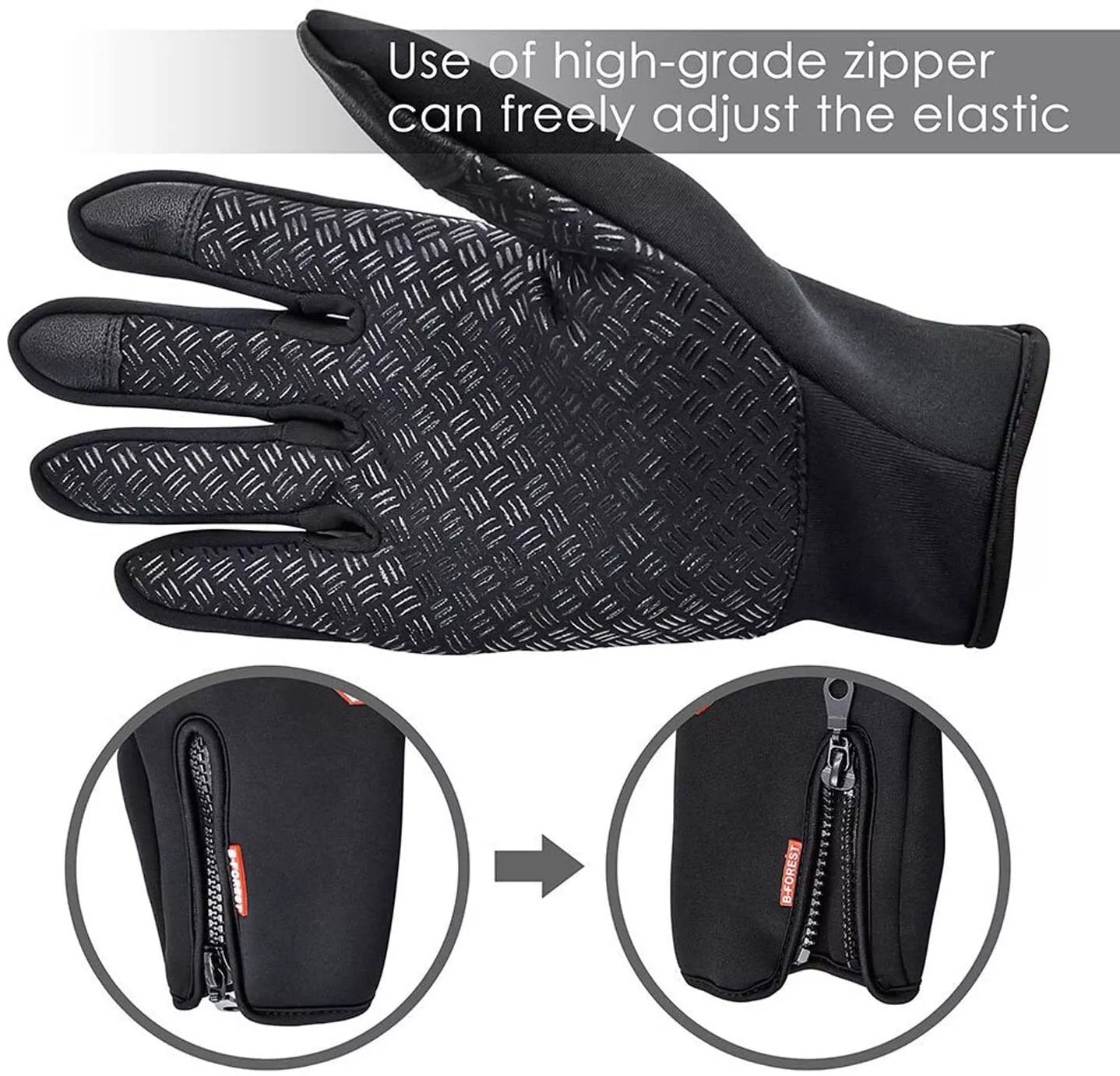 HeatLock - Waterproof & Windproof Winter Gloves