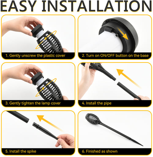 FlameGlow – Solar Powered Fire Design Garden Light