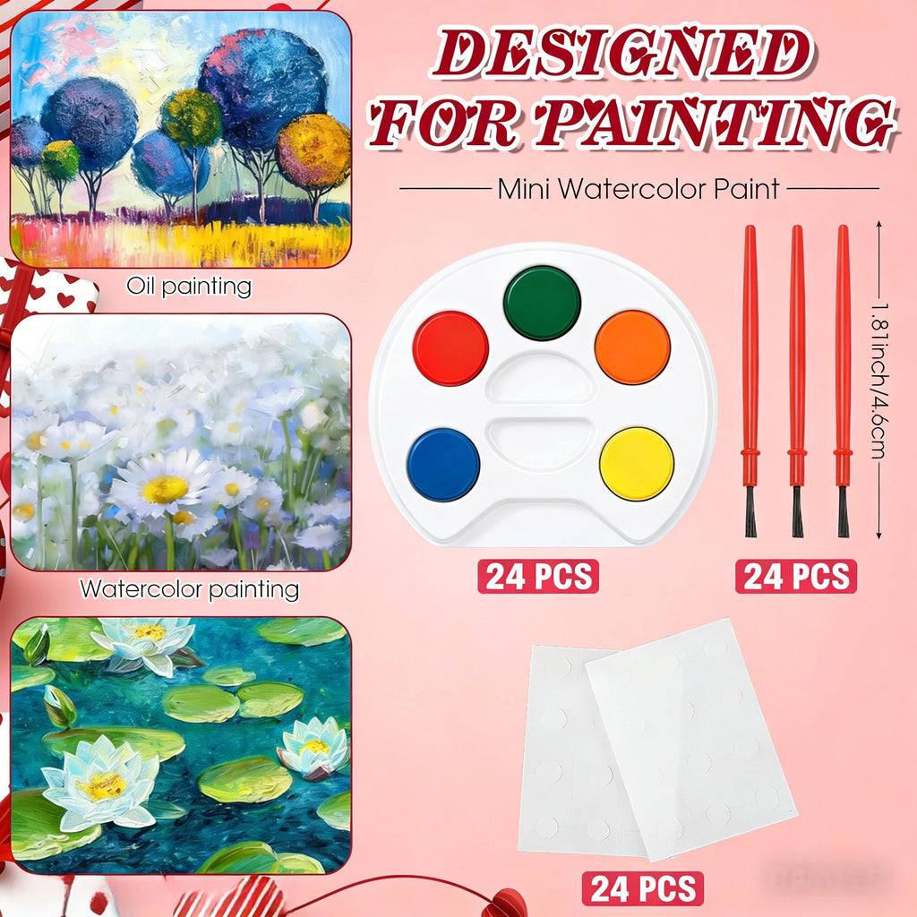 LoveBrush - Valentine’s Watercolor Card Set