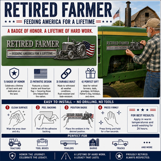 HonorFields – American Farmer Tribute Vehicle Badge