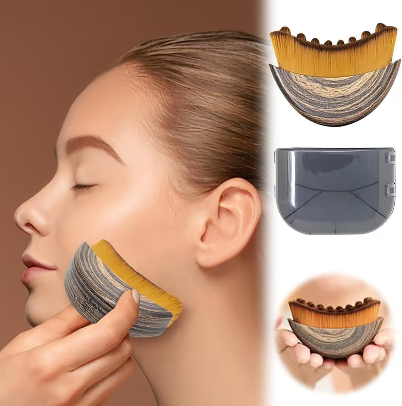 VistaSooth – Portable Anti-Puffiness Facial Care Brush