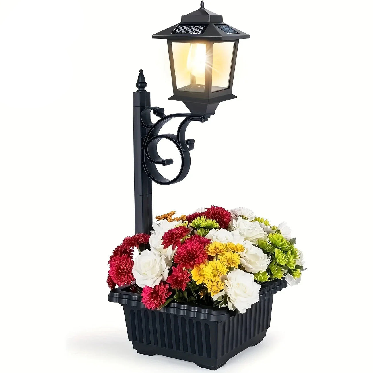 TitanGlow – Eco-Friendly Solar Lamp with Built-in Planter