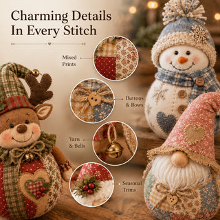 StitchBloom – Patchwork Fabric Doll DIY Craft Kit
