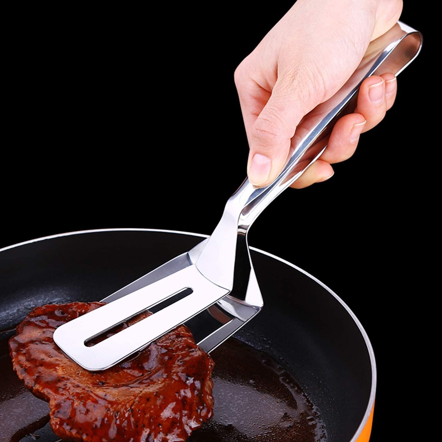 SizzleMaster - Double-Sided Stainless Steel Shovel