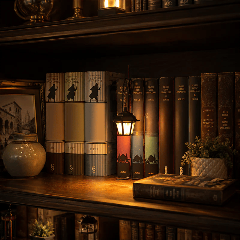 ChapterGlow – Classic Bookshelf  Library Mood Light