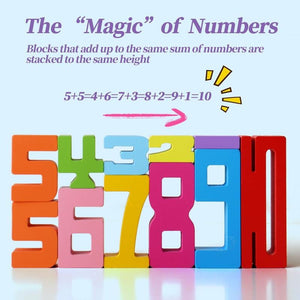 WoodNum – Educational Number Building Blocks