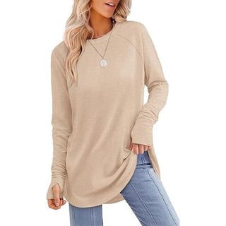 CozyCurve – Women’s Long Sleeve Tunic Top