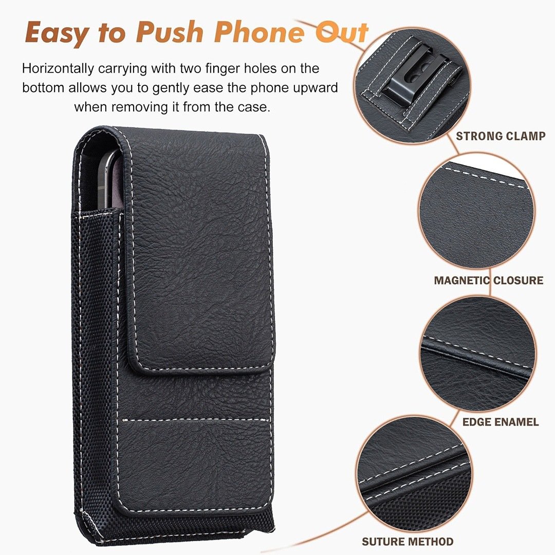 BeltGuard – Premium Magnetic Phone Carry Waist Pouch
