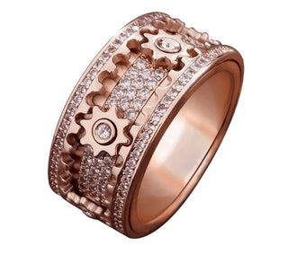 GeoShine – Handmade 3D Diamond Statement Ring