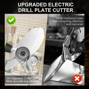 🔥Last Day 50% OFF -  Sheet Metal Cutter Drill Attachment 🛠️