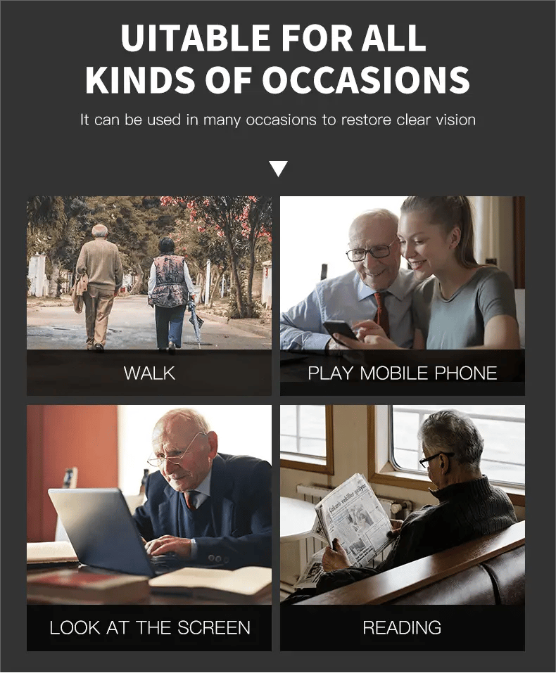 OptiShift - Auto-Tint Progressive Reading Glasses