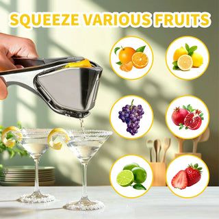 🍋Zinc alloy Stainless Steel Citrus Squeezer
