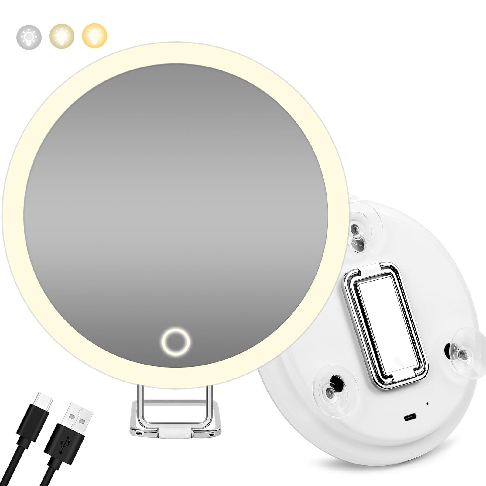 GlamView - Portable Rechargeable Makeup Mirror