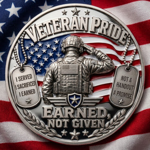 DD-214 Veteran Pride Coin