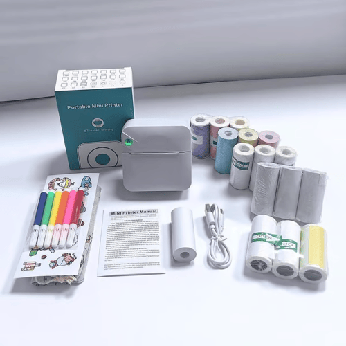 PrintyGo – Portable Mini Thermal Printer Set
