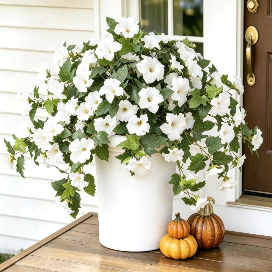 BloomCharm – UV-Resistant Artificial Petunia Bouquet