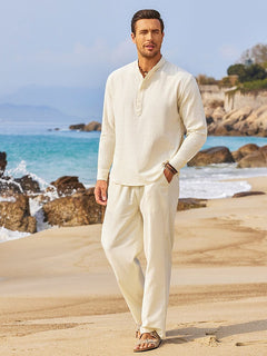 VivaStyle – Comfortable Casual Two-Piece Suit for Men