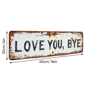 HeartFarewell – Vintage Metal Wall Sign