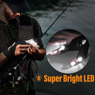 GlowGrip - Waterproof LED Flashlight Gloves
