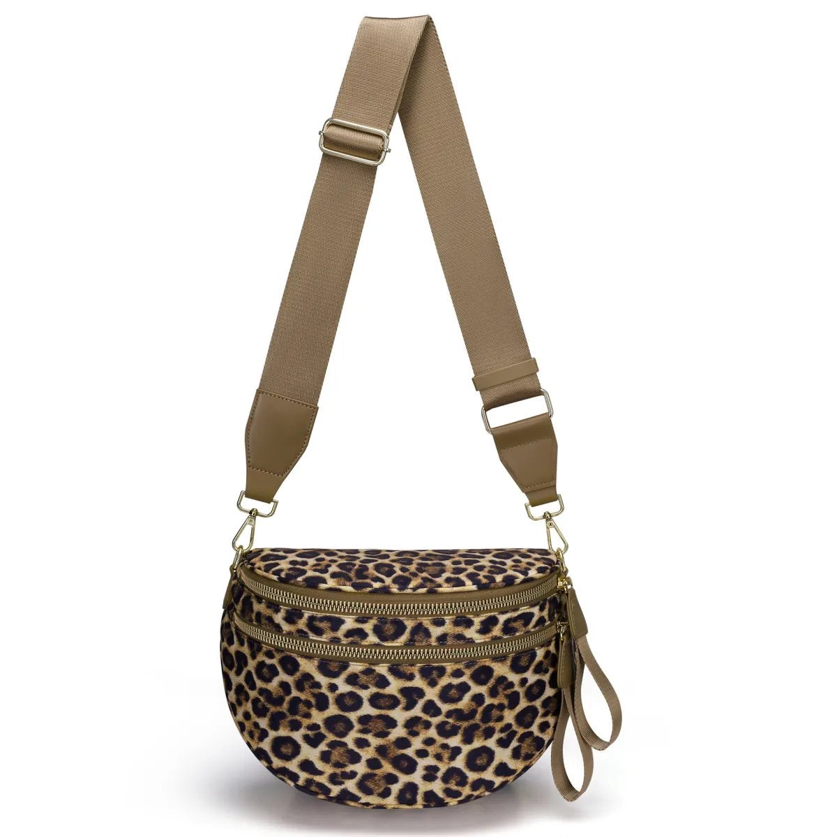 Everyday Crossbody Bag, Caramel Leopard - SNO