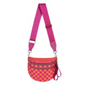 Pink Orange Checkered
