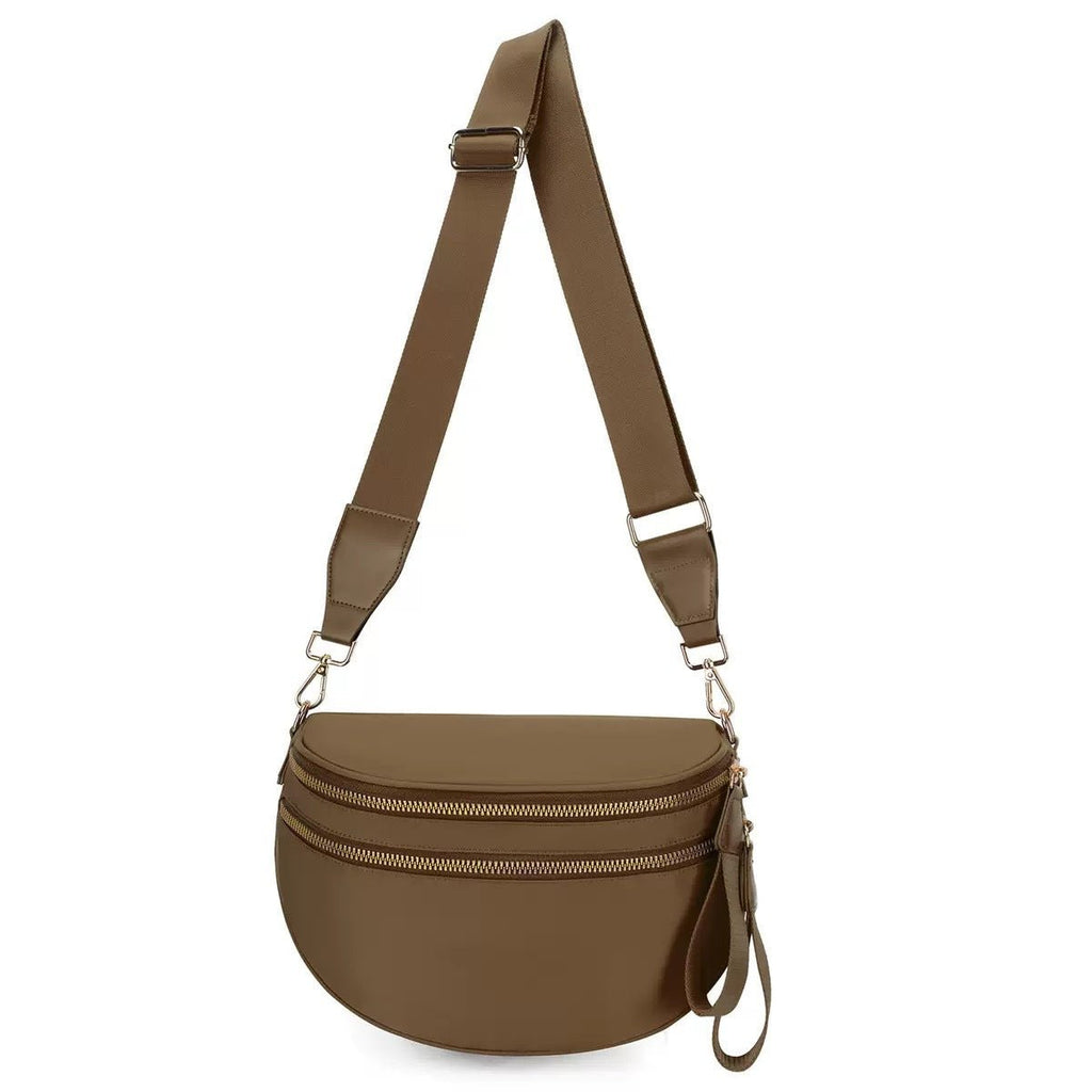 Everyday Crossbody Bag, Lima Green Checkered - SNO