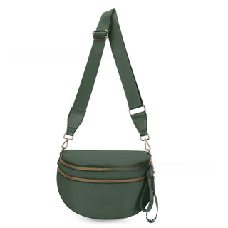 Everyday Crossbody Bag, Lima Green Checkered - SNO