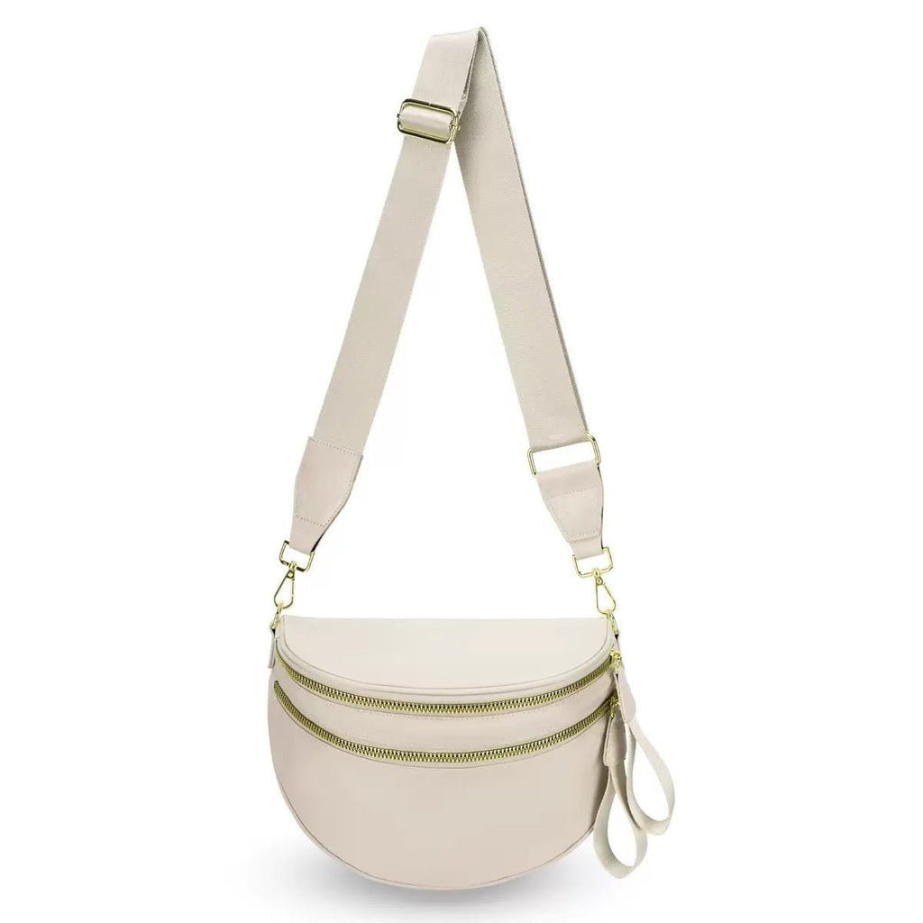 Everyday Crossbody Bag, Beige - SNO