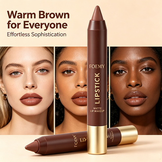CocoaGlide – Matte Brown 2-in-1 Waterproof Lipstick💄
