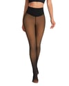 🧦 Fleece Lined Fake Translucent Tights | High Waist Butt Lifting Thermal Pantyhose for Women