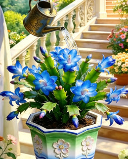 🦀CactusBloom – Mix Colors Schlumbergera Bulbs, Easy-Care Blooms in Every Shade, Even in Winter ❄️🌈