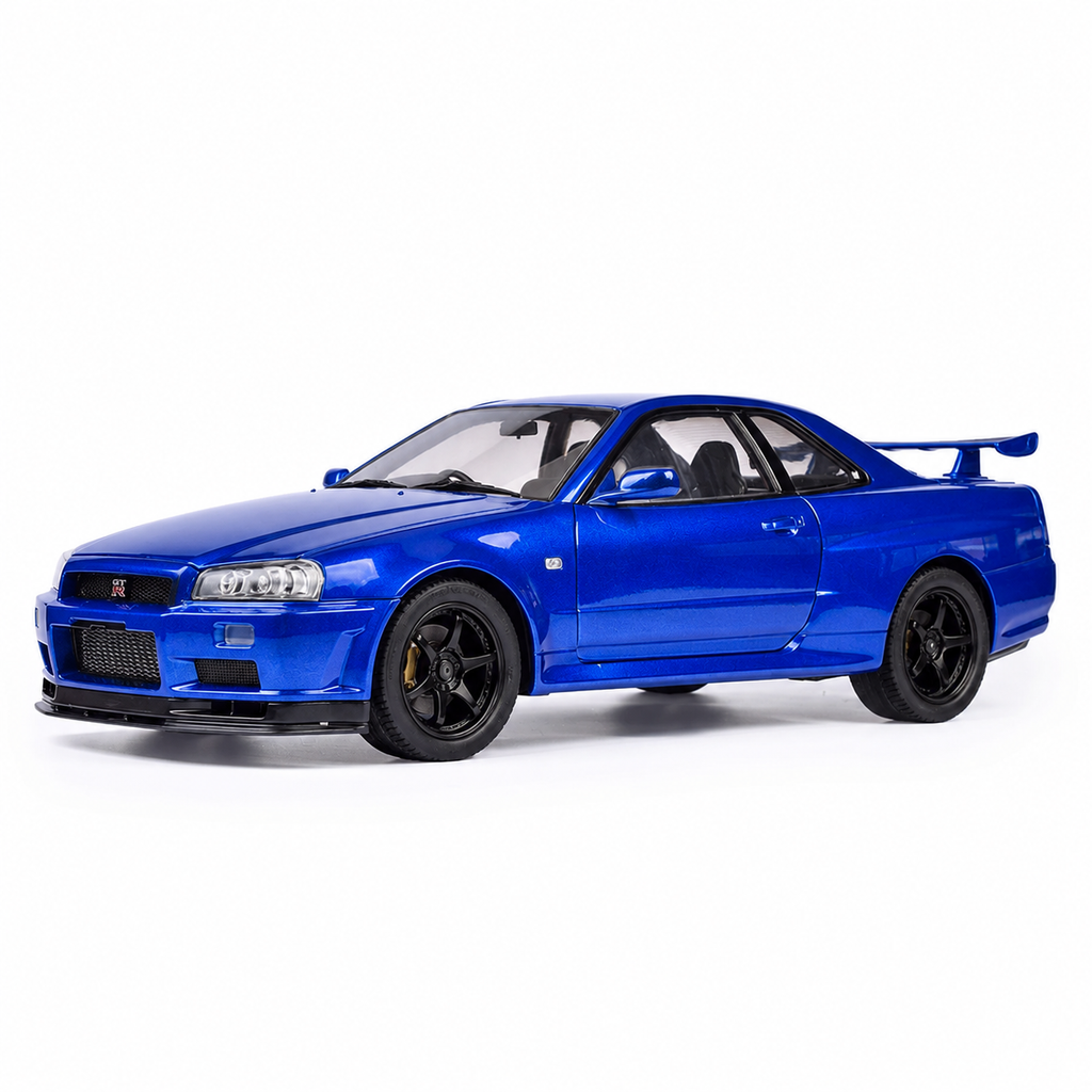 LegendForge – 1:12 Scale Skyline GT-R R34 Model Building Kit, 537 Parts