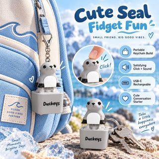 Orkey Interactive Fidget Toy | Hilarious Orking Sound Keychain