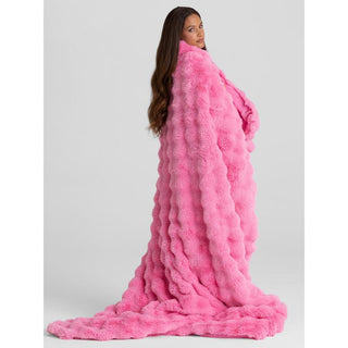 LavenderEmber – Lavender-Scented Heated Faux-Fur Blanket