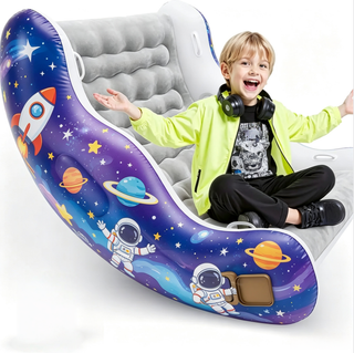 CloudRocker – Kids' Inflatable Rocking Chair for Reading, Relaxing & Play (Ages 3-8)