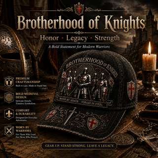 ⚔️ HonorBound – Knights Templar Cap