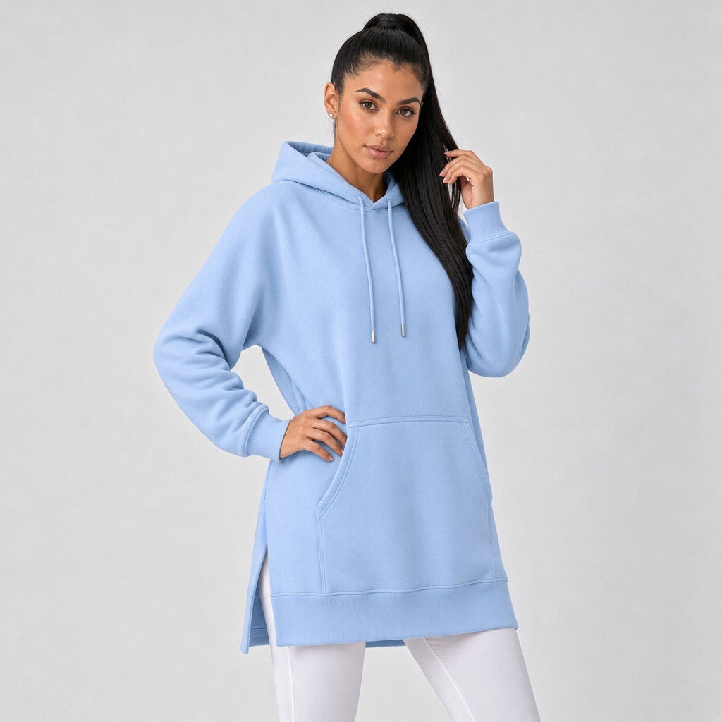 CozyDrape – Oversized Hoodie Dress