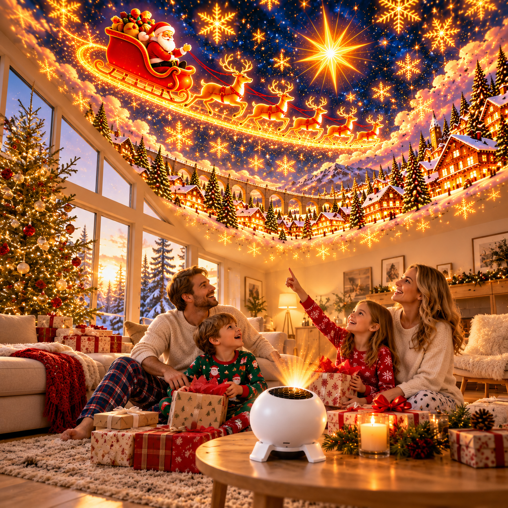 🎄 NoelGlow – Christmas Projection Light ✨ Light Up the Holiday Magic