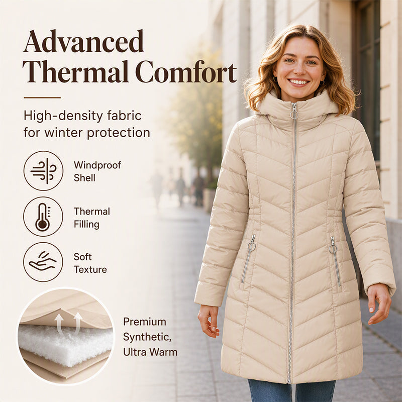 ThermaHood – 🔥 🔥 Women's Winter Insulated Hooded Coat