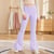 Kid Cross Waist Flare Yoga Pants – High Waist Tummy Control Bell Bottom Leggings