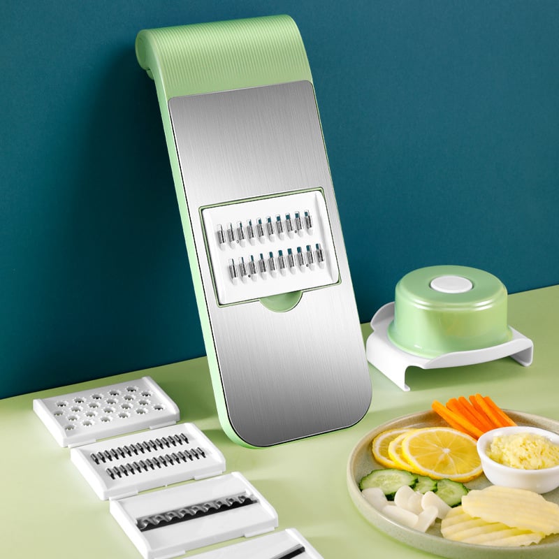Durable stainless steel blades and ABS vegetable slicer