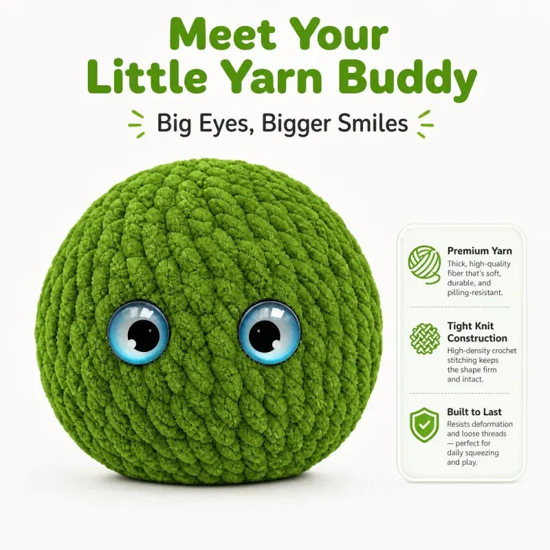 BubbleBuddy – 📦 Soft Handwoven Crochet Bubble Squishy Fidget Toy
