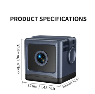 CubeGuard – 📶 Smart WiFi Security Camera, 1080P HD, 🌙 Night Vision & 🚨 Motion Detection
