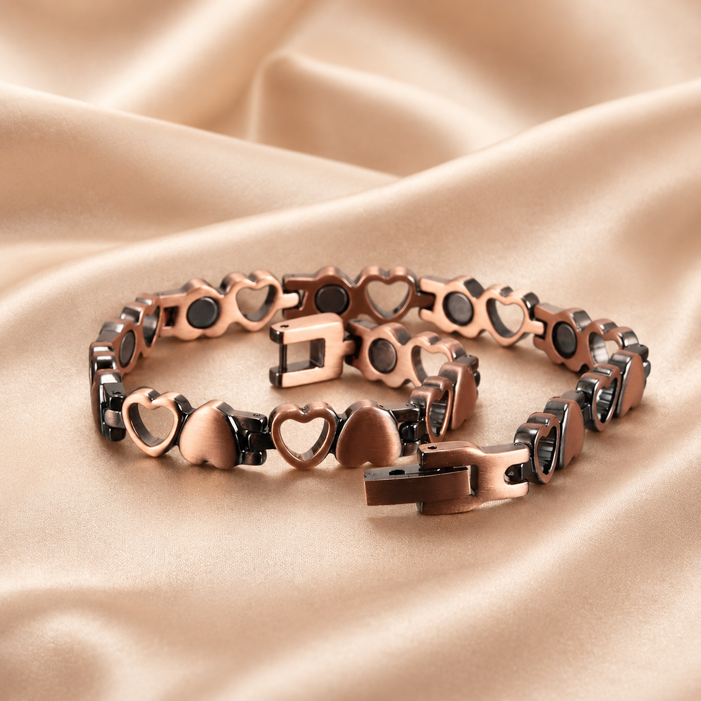 CopperEase – Women's Magnetic Copper Bracelet