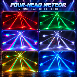 MeteorBeam – 180W 4-Arm Moving Head Laser Beam DJ Stage Light